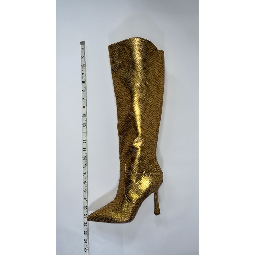Sam Edelman Elia Bronze Metallic Snake Print Boot (Size: 9) - Picture 9 of 11